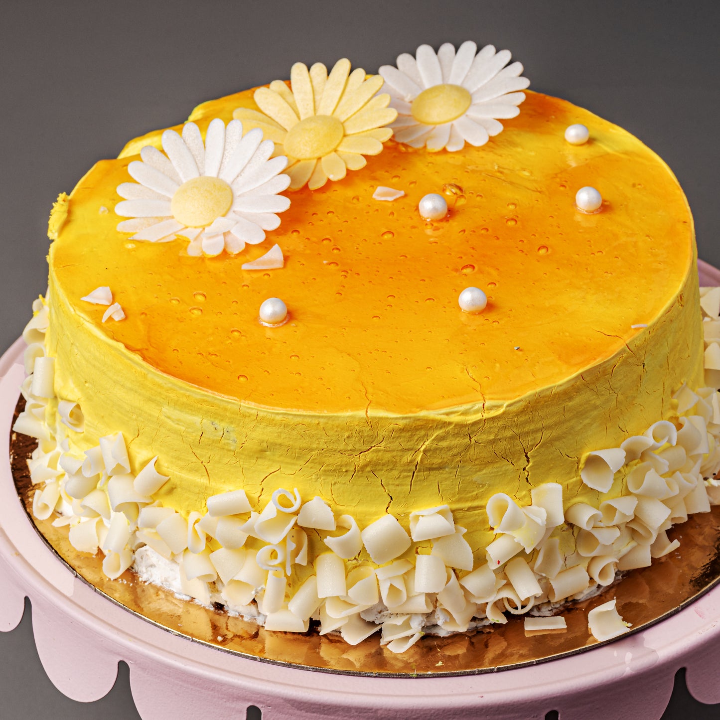 Tort Śmietankowo - Pomarańczowy